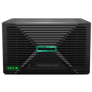 HPE ProLiant MicroServer Gen11 Intel E-2434 Quad-Core (3.40GHz 12MB) 16GB (1 x 16GB) 1TB 6G SATA Non-Hot Plug 3.5in Intel VROC RAID 180W - Image 1