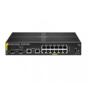 HPE Aruba 6100 12G Class4 PoE 2G/2SFP+ 139W - Managed - L3 - Gigabit Ethernet (10/100/1000) - Power over Ethernet (PoE) - Rack mounting - 1U (JL679A) - Image 1