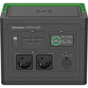 APC PPS500-GR Schneider OffGrid Portable Power Station 500 517WhÂ Lithium-ion 2 Schuko Sinewave - Image 1