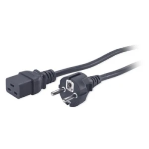 APC AP9875 power cable Black 2.5 m C19 coupler CEE7/7 - Image 1