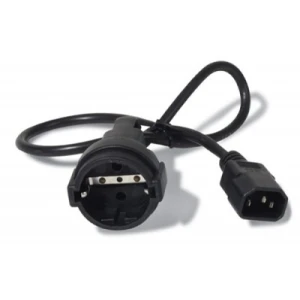 APC AP9880 power cable Black 0.6 m C14 coupler CEE7/7 - Image 1
