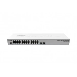 Mikrotik CRS326-24G-2S+RM network switch L2 Gigabit Ethernet (10/100/1000) Grey (CRS326-24G-2S+RM) - Image 1