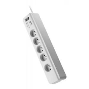 APC PM5-FR surge protector White 5 AC outlet(s) 230 V 1.83 m - Image 1