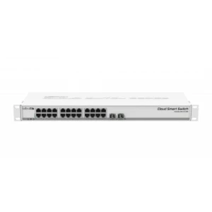 MikroTik CSS326-24G-2S+RM Managed Network Switch, 24x Gigabit Ethernet, 2x SFP+, PoE, 1U - Image 1