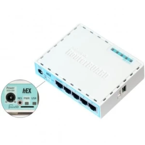 Mikrotik RB750GR3 wired router Gigabit Ethernet Turquoise, White (RB750GR3) - Image 1