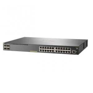 Aruba 2930F 24G PoE+ 4SFP+ Managed L3 Gigabit Ethernet (10/100/1000) Power over Ethernet (PoE) 1U Grey (JL255A) - Image 1