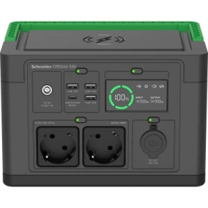 APC PPS330-GR Schneider OffGrid Portable Power Station 330 332WhÂ Lithium-ion 2 Schuko Sinewave - Image 1