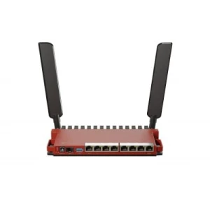Mikrotik L009UiGS-2HaxD-IN wireless router Gigabit Ethernet Single-band (2.4 GHz) Red - Image 1