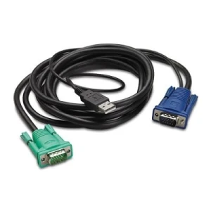 APC Integrated Rack LCD/KVM USB Cable - 10ft (3m) - Image 1