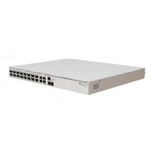 MikroTik Cloud Switch CRS520-4XS-16XQ-RM, 4x 2GHz CPU, 4GB RAM, 2x 10G LAN, 16x QSFP28, 4x SFP28, 2x PSU, L5 - Image 1