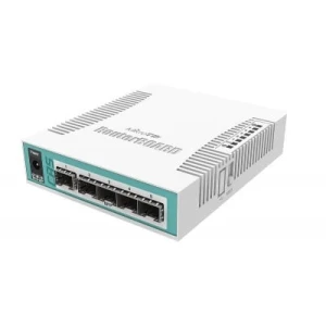 Mikrotik CRS106-1C-5S network switch Gigabit Ethernet (10/100/1000) Power over Ethernet (PoE) White (CRS106-1C-5S) - Image 1