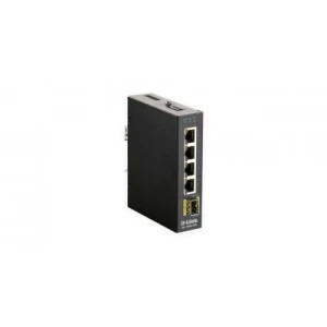 D-Link DISâ€‘100Gâ€‘5SW Unmanaged L2 Gigabit Ethernet (10/100/1000) Black - Image 1
