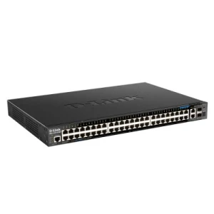 D-Link DGS-1520-52MP network switch Managed L3 10G Ethernet (100/1000/10000) Power over Ethernet (PoE) 1U Black - Image 1