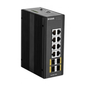 D-Link DISâ€‘300Gâ€‘12SW Managed L2 Gigabit Ethernet (10/100/1000) Black - Image 1