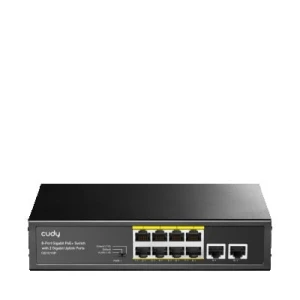 Cudy 8-Port Gigabit PoE+ Switch with 2 Gigabit Uplink Ports 120W Unmanaged - Image 1