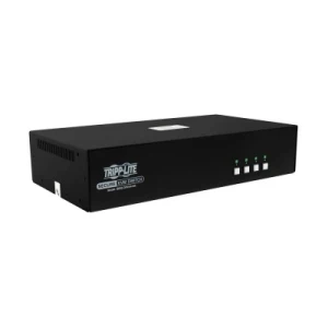 Secure KVM Switch, 4-Port, Dual Head, DisplayPort to DisplayPort, 4K, NIAP PP4.0, Audio - Image 1
