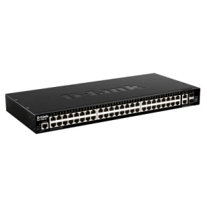 D-Link DGS-1520-52 network switch Managed L3 10G Ethernet (100/1000/10000) 1U Black - Image 1