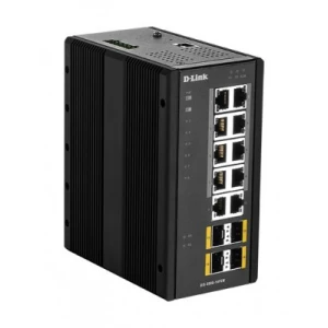 D-Link DISâ€‘300Gâ€‘14PSW Managed L2 Gigabit Ethernet (10/100/1000) Power over Ethernet (PoE) Black - Image 1
