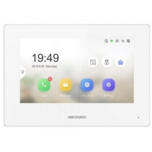 Hikvision DS-KH6320-WTE1-W KH6 Series IP-Based Indoor Station - Image 1