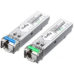 Cudy SM100GSB-20AB Media Converter 1.25G SFP Bi-di, 1.25Gb/s, A:1310Tx/1550Rx, B: 1550Tx/1310Rx, FP 20km, 12.5dB - Image 1