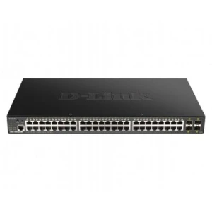 D-Link DGS-1250-52XMP network switch Managed L3 None Power over Ethernet (PoE) Black - Image 1