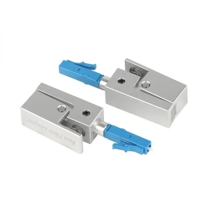 LC Square Optical Fiber Coupler Turn Round Square Flange LC Circular Fiber Bare Fiber Adapter - Image 1
