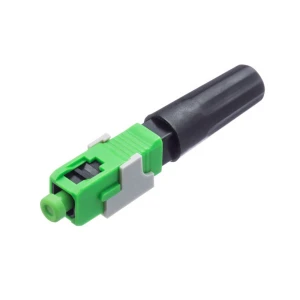 SC APC fiber optic FTTH Fiber Optic Quick Connector SC SM Fast Connector 50mm - Image 1