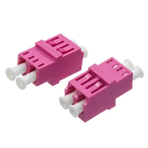 OM4 Coupler LC DX Fibre Optica Adapter - Image 1