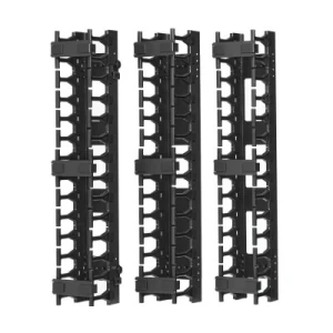 SmartRack 3-in. (7.62 cm) Wide High Capacity Vertical Cable Manager - Double finger duct - Image 1