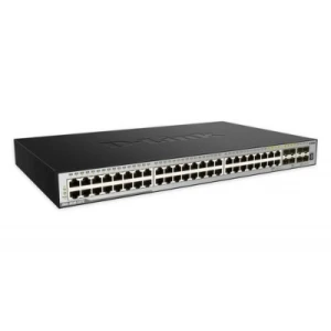 D-Link DGS-3630-52TC Managed L3 Gigabit Ethernet (10/100/1000) 1U Black - Image 1
