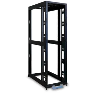 42U Standard-Depth 4-Post Premium Open Frame Rack - No Doors or Side Panels - Image 1