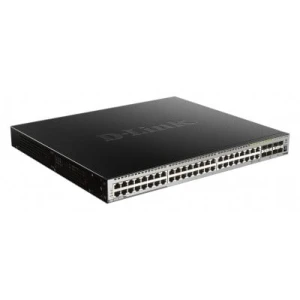 D-Link DGS-3630-52PC/SI network switch Managed L3 Gigabit Ethernet (10/100/1000) Power over Ethernet (PoE) Black, Grey - Image 1
