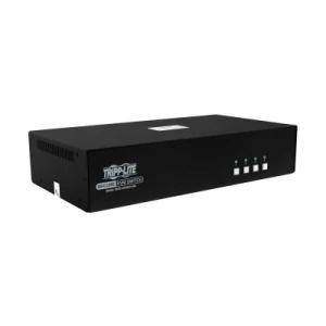 Secure KVM Switch, 4-Port, Dual Head, DVI to DVI, NIAP PP4.0, Audio, CAC - Image 1