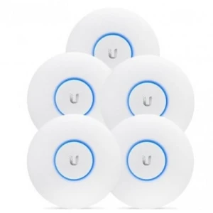 Ubiquiti Networks UAP-AC-PRO Wireless Access Point 1300 Mbit/s White Power over Ethernet (PoE) 5-pack (UAP-AC-PRO-5) - Image 1
