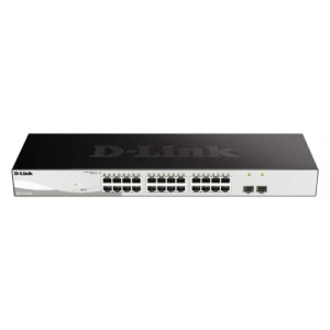 D-Link DGS-1210-26 network switch Managed L2 Gigabit Ethernet (10/100/1000) 1U Black, Grey - Image 1