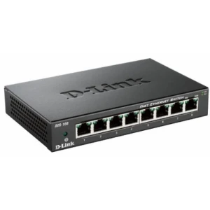 D-Link DES-108 Black - Image 1