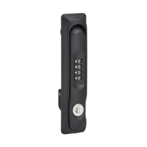 SmartRack Locking Door Handles for Server Rack Front and Back Doors, 4-Digit Combination Lock, 2 Keys - Image 1