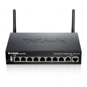 D-Link DSR-250N wireless router Gigabit Ethernet Single-band (2.4 GHz) Black - Image 1