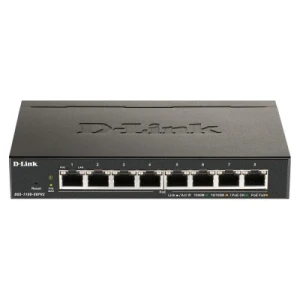 D-Link DGS-1100-08PV2 network switch Managed L2/L3 Gigabit Ethernet (10/100/1000) Power over Ethernet (PoE) Black - Image 1