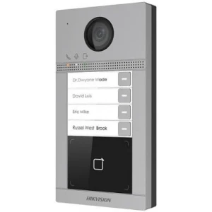 Hikvision DS-KV8413-WME1(C) 4 Buttons Metal Villa Door Station - Image 1