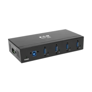 4-Port Industrial-Grade USB 3.0 SuperSpeed Hub - 20 kV ESD Immunity, Metal Housing, Mountable - Image 1