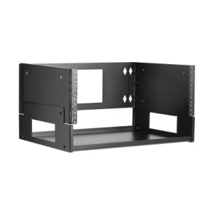 4U Wall-Mount Bracket with Shelf for Small Switches and Patch Panels, Hinged - Image 1