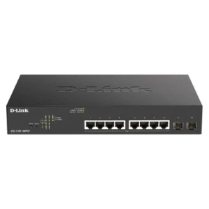 D-Link DGS-1100-10MPV2 network switch Managed Gigabit Ethernet (10/100/1000) Power over Ethernet (PoE) 1U Black - Image 1