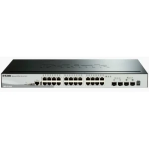 D-Link DGS-1510 Managed L3 Gigabit Ethernet (10/100/1000) Black - Image 1