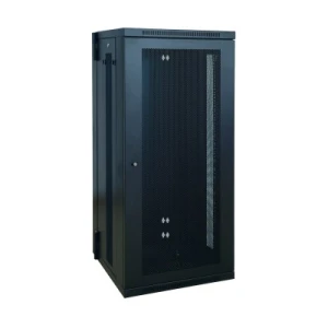 SmartRack 26U Low-Profile Switch-Depth Wall-Mount Half-Height Rack Enclosure, Hinged Back - Image 1