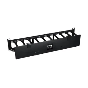 SmartRack 2U High Capacity Horizontal Cable Manager - Finger duct with dual-hinge cover - Image 1