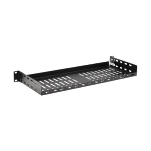 SmartRack Cantilever Fixed Steel Rack Shelf - 1U, Vented, 7 in. (17.8 cm) Deep, Holds up to 40 lb. (18 kg) - Image 1