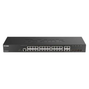 D-Link DGS-2000-28 network switch Managed L2/L3 Gigabit Ethernet (10/100/1000) 1U Black - Image 1