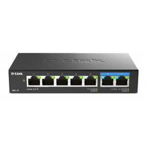 D-Link DMS-107/E network switch Unmanaged Gigabit Ethernet (10/100/1000) Black - Image 1