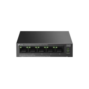 TP-Link LS105GP 5-Port Gigabit Desktop Switch with  4-Port PoE+ - Image 1